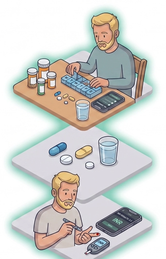 Warfarin setup