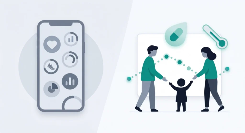 Apple google health vs medication timer