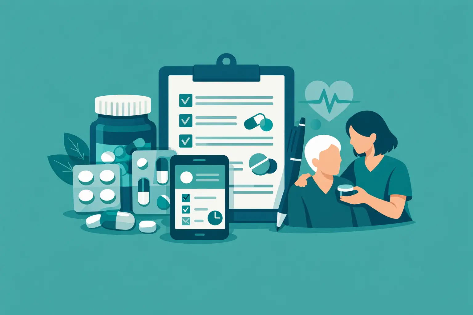Medicine Log Template for Caregivers