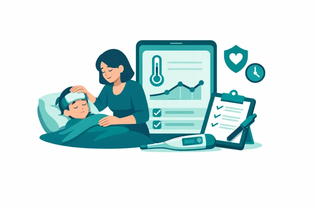 Temperature Log for Sick Child Made Simple