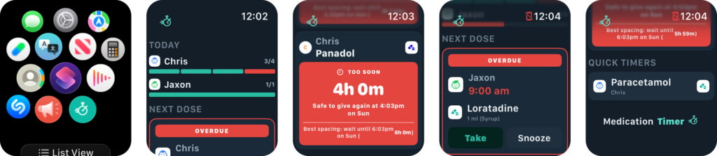 Apple Watch Screens