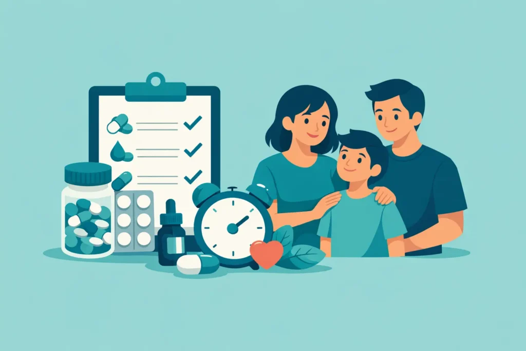 Daily Medicine Routine Checklist for Families