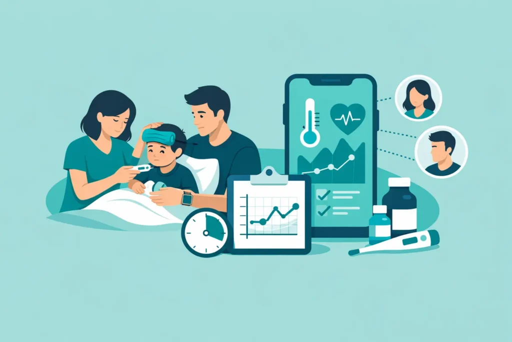 Family Fever Tracking Guide for Shared Care