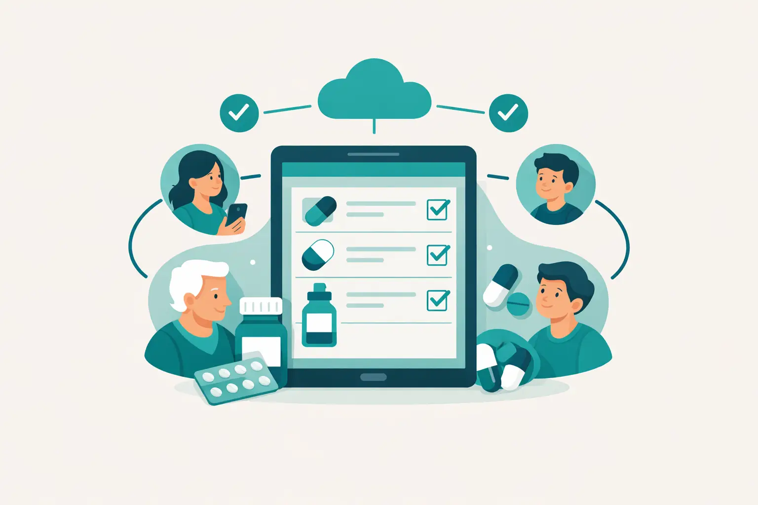 How a Shared Medication Log for Families Works