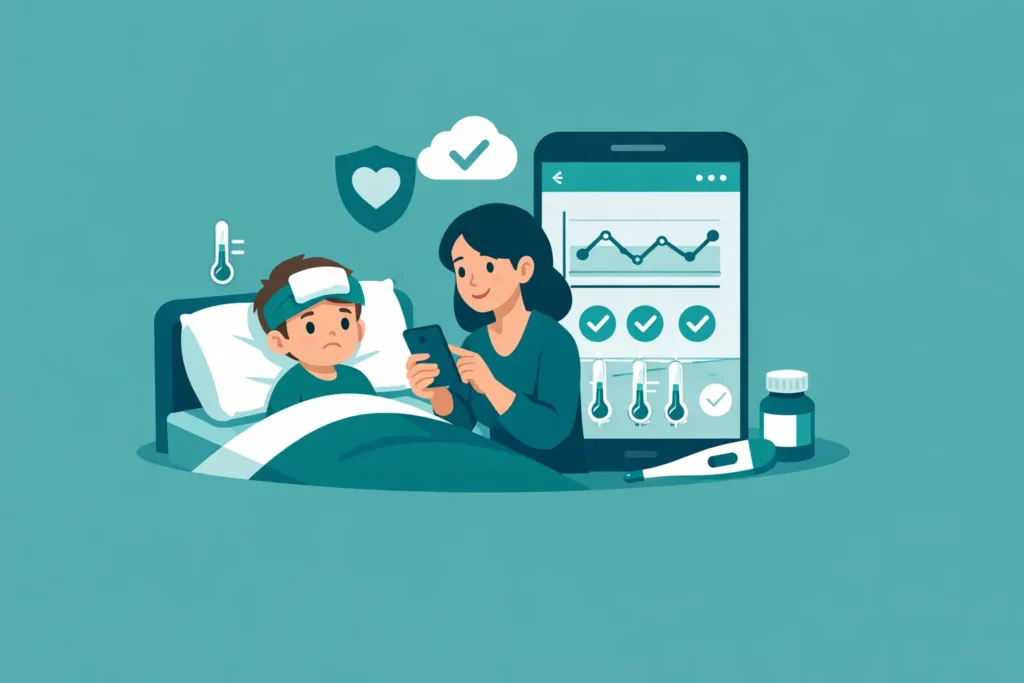 How a Temperature Log App for Kids Helps
