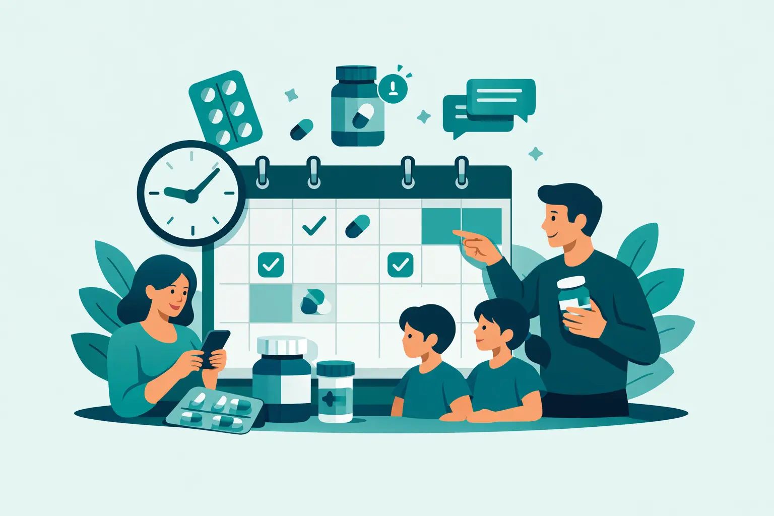 How to Organize Refill Dates for Your Family