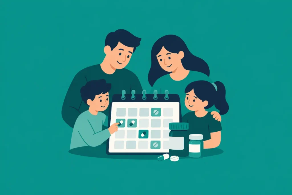 What Is a Medication Calendar for Families?