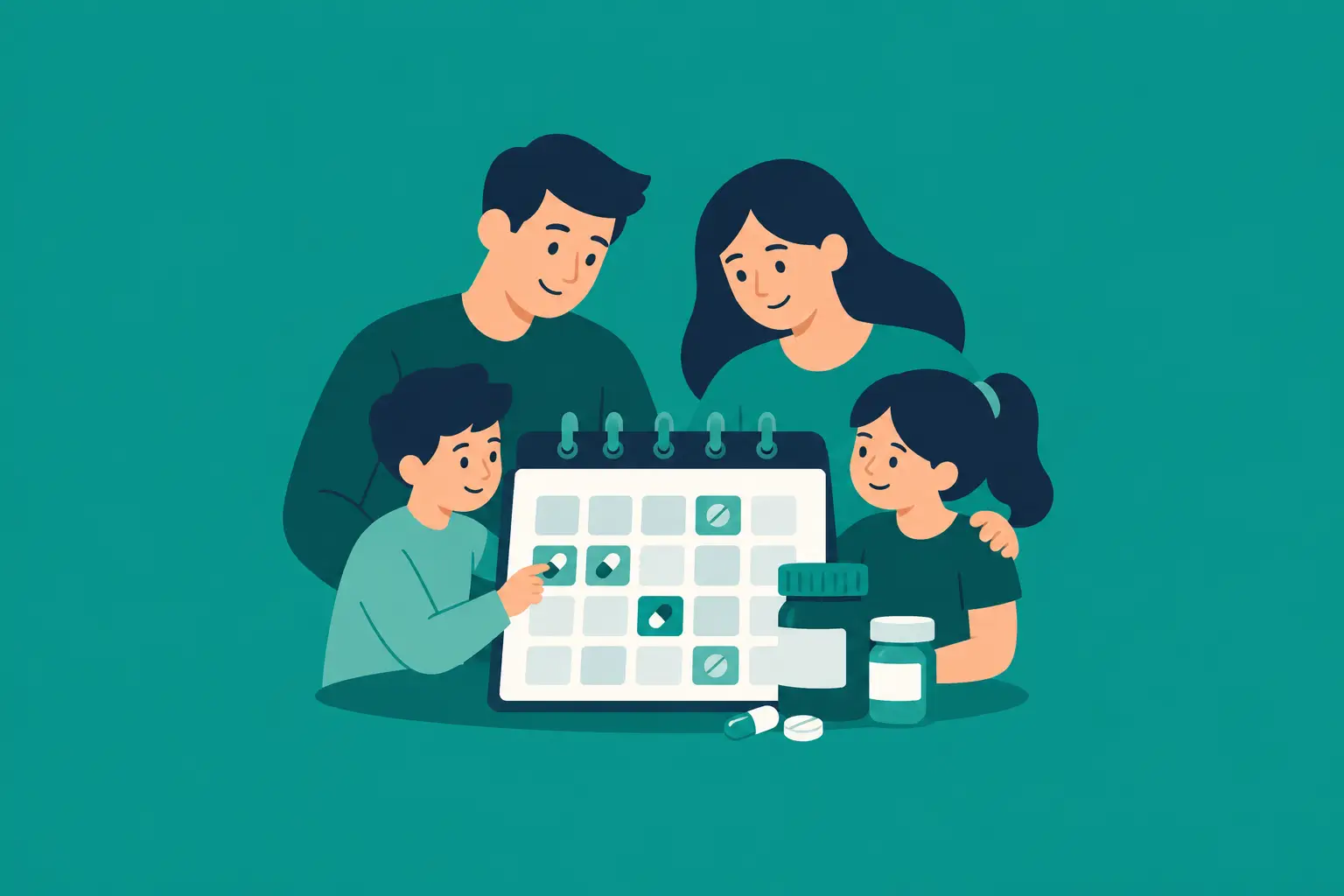 What Is a Medication Calendar for Families?